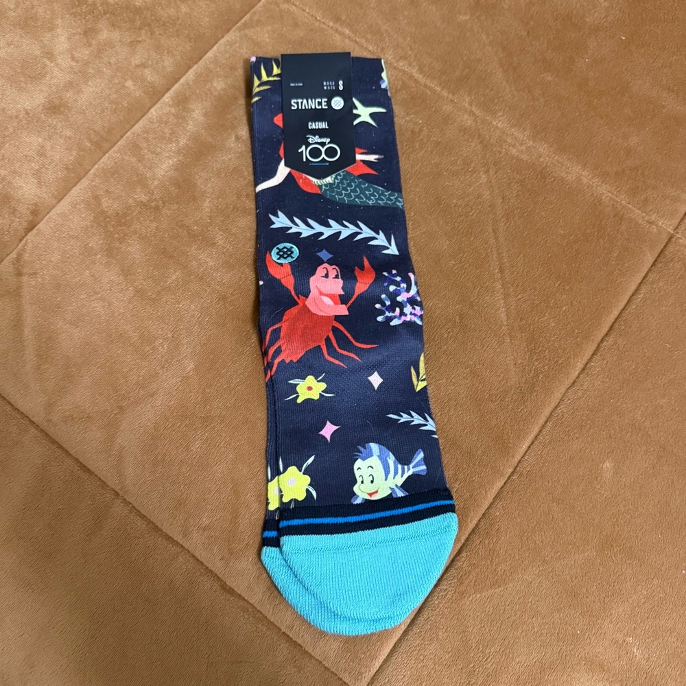 NWT Stance Disney 100 The Little Mermaid Socks